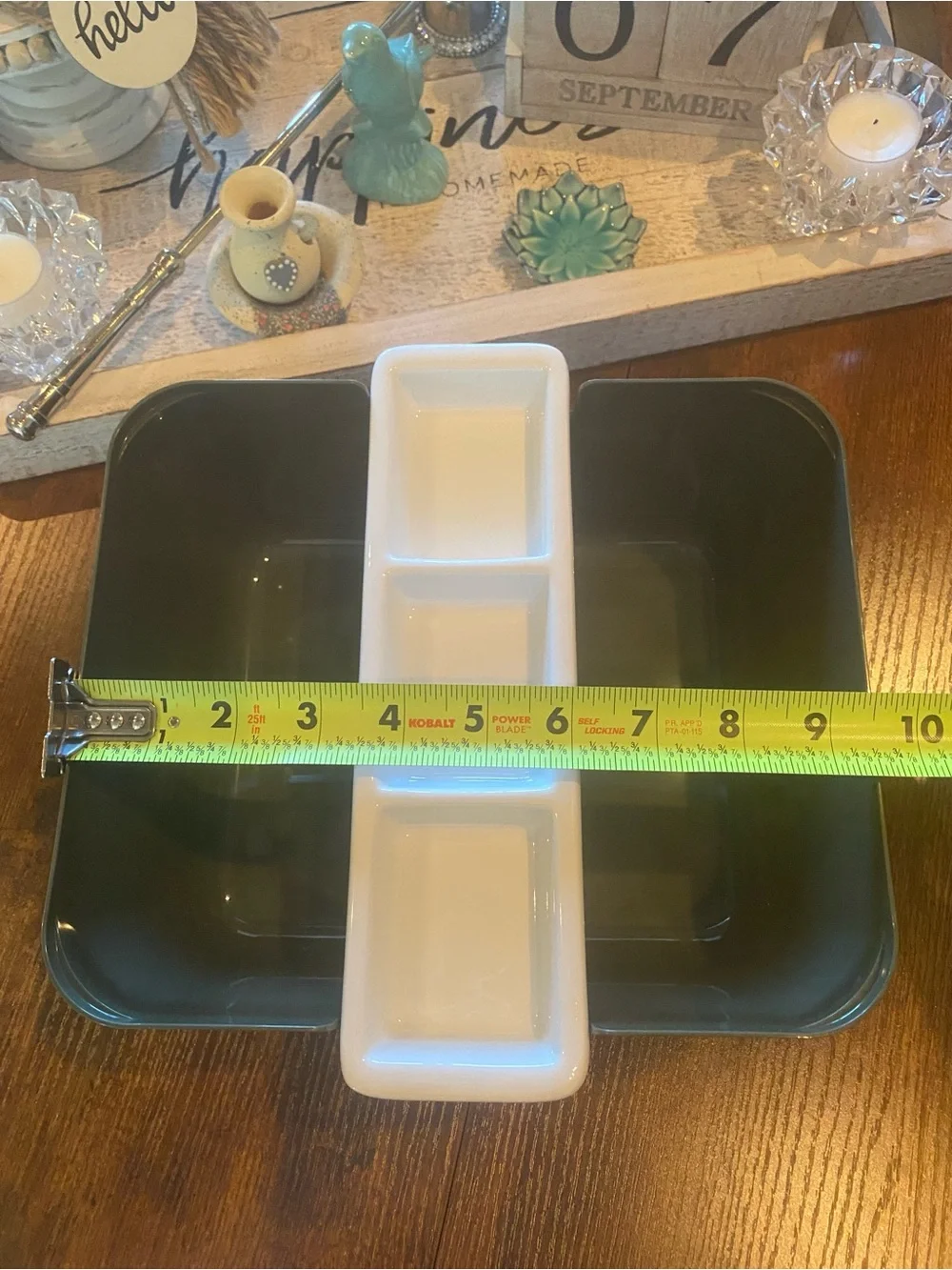 Bread & Dip Serving Set - Dark Green